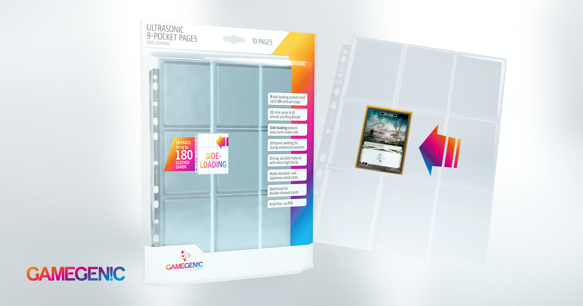 Ultrasonic 9-Pocket Pages Side-
