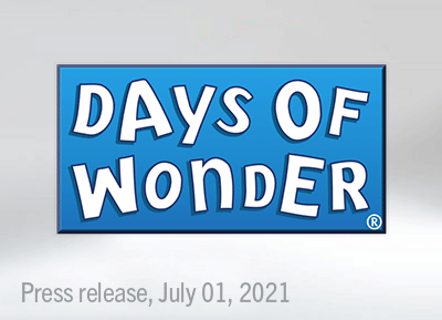Press release, July 01, 2021 Days of Wonder