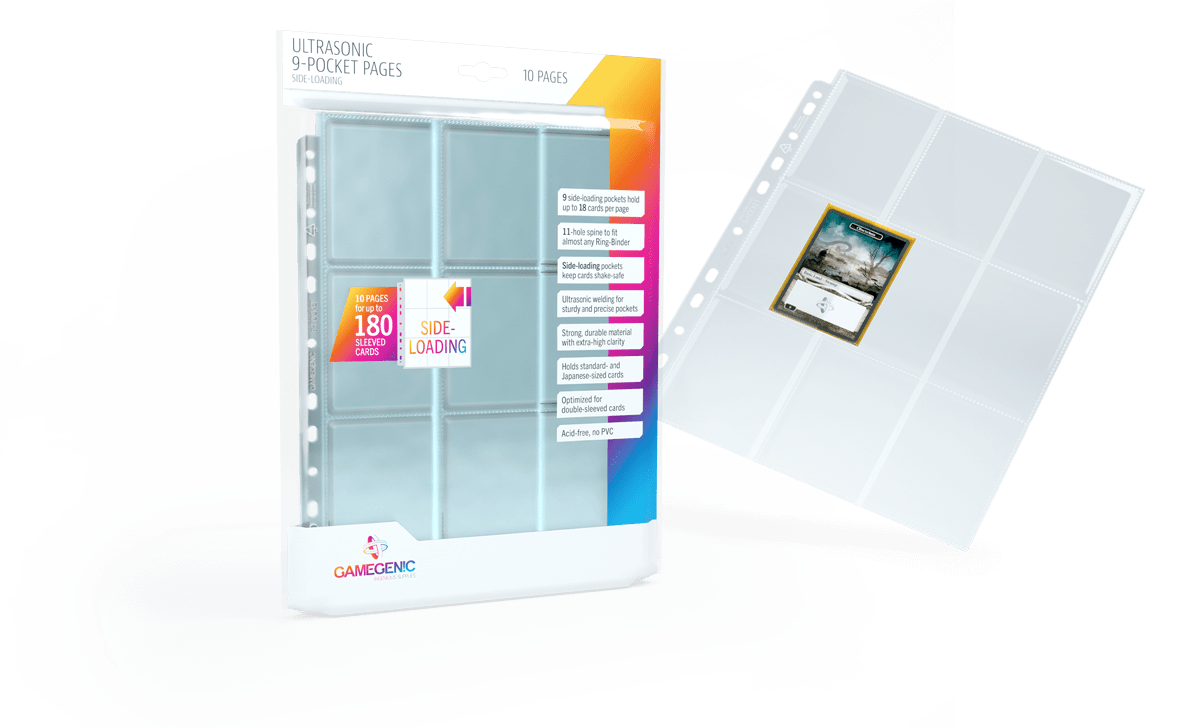 ULTRASONIC 9-POCKET PAGES TOP-LOADING (10)