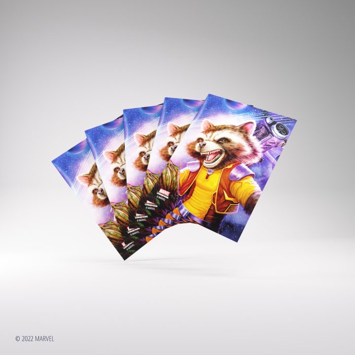 Marvel Champions Fine Art Sleeves - Rocket Raccoon