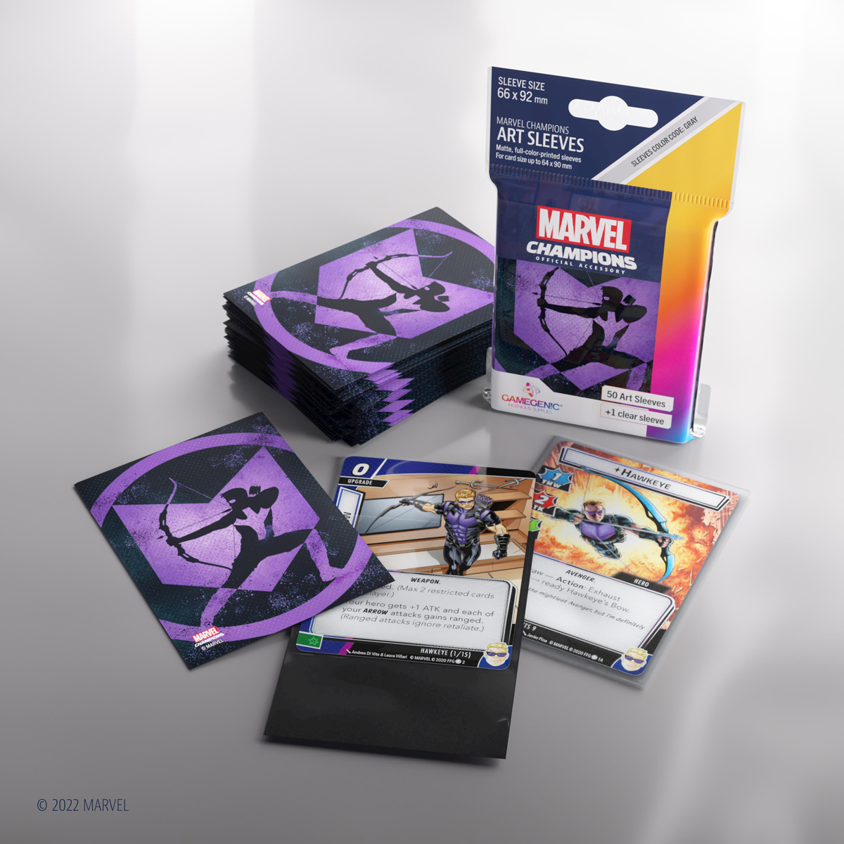 Marvel Champions Art Sleeves - Hawkeye Marvel Champions Art Sleeves - Hawkeye