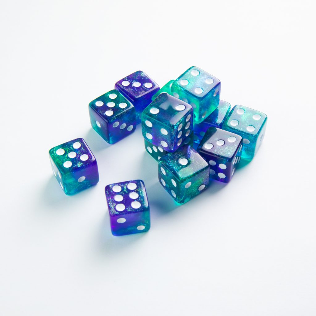 D6 DICE SET (set of 12)GALAXY SERIES GAMEGENIC Ingenious Supplies