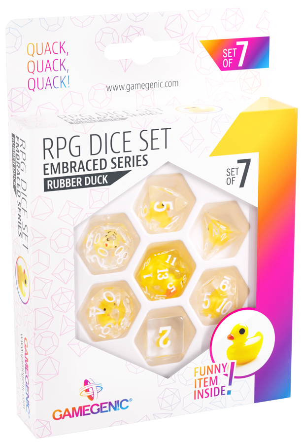 RPG DICE SET - EMBRACED SERIES - Rubber Duck