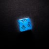 RPG DICE SET - GLOW SERIES - Icy Crumbs D00