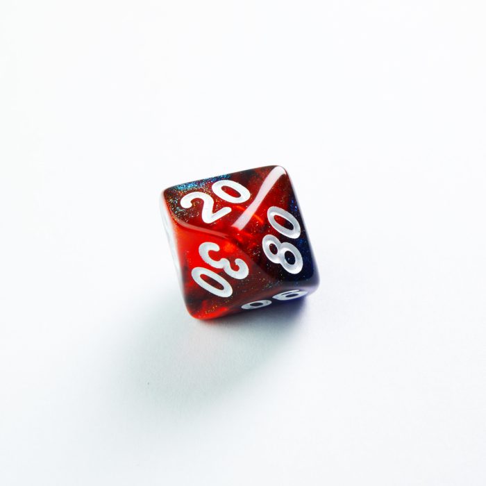 RPG DICE SET - GALAXY SERIES - Mars D00