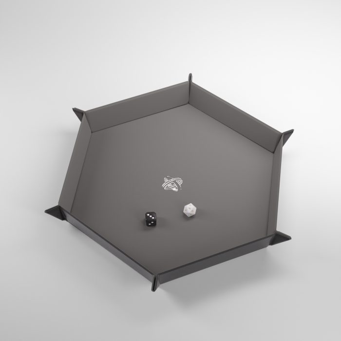 MAGNETIC DICE TRAY - HRXAGONAL - Gray