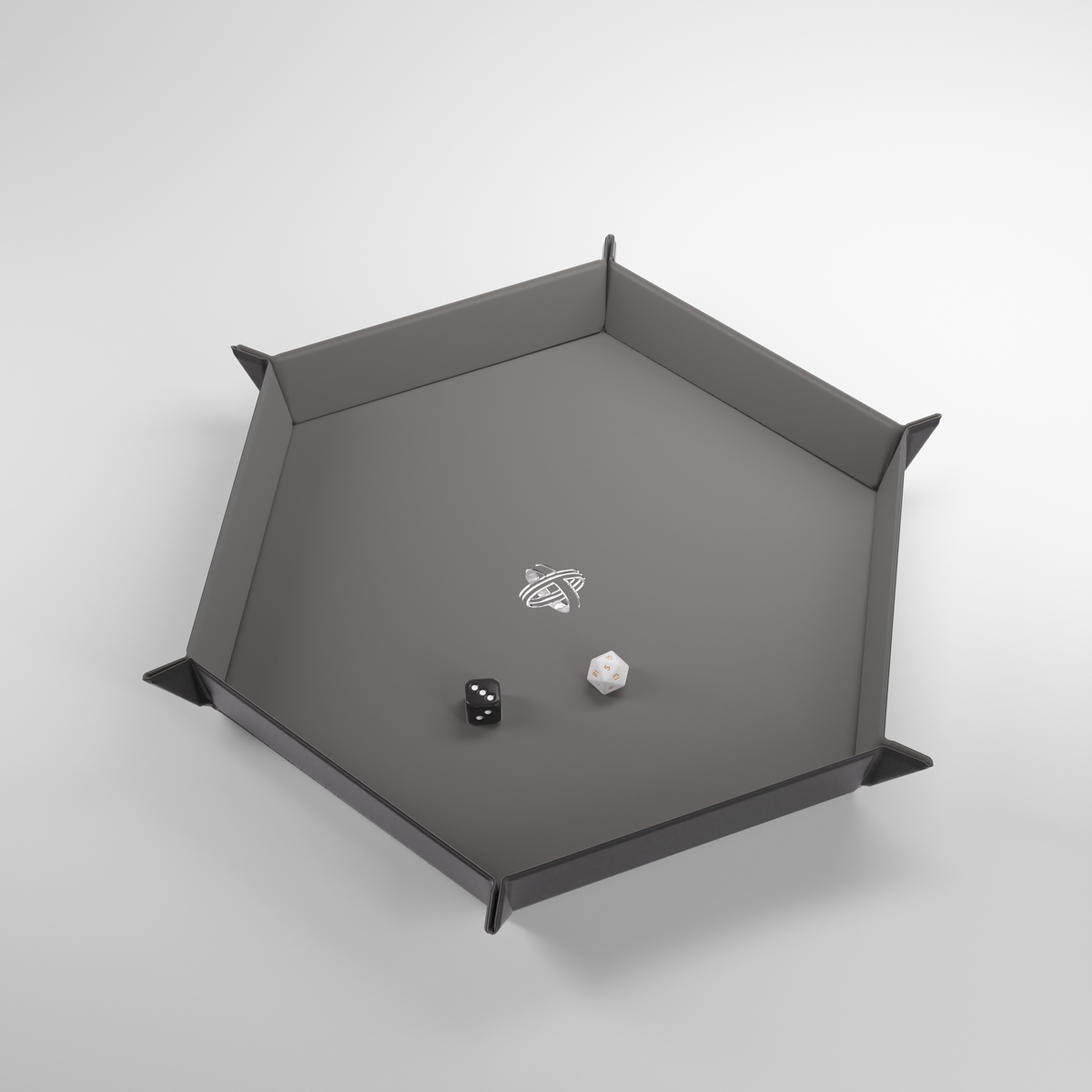 Gamegenic - Magnetic Dice Tray (Black/Gray)