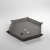 MAGNETIC DICE TRAY - HRXAGONAL - Gray