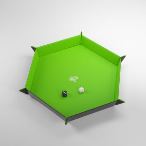 MAGNETIC DICE TRAY - HRXAGONAL - Green