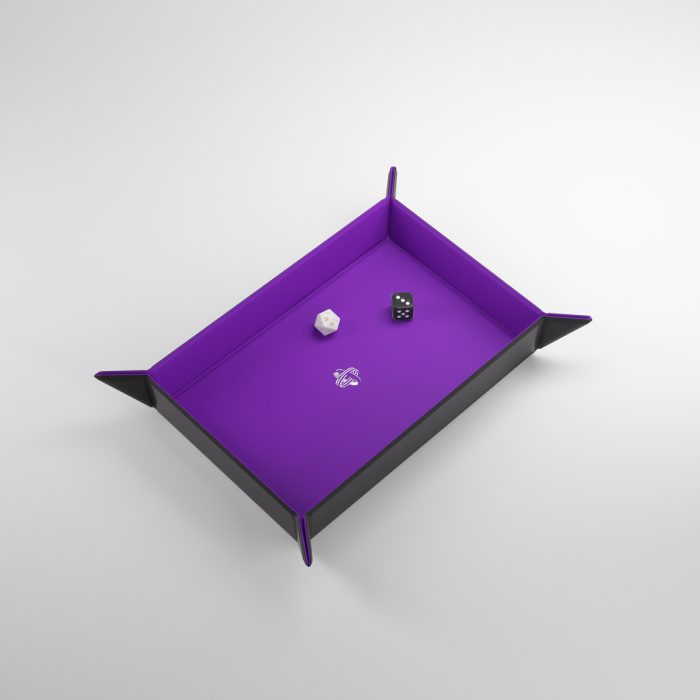 MAGNETIC DICE TRAY - RECTANGULAR - Purple