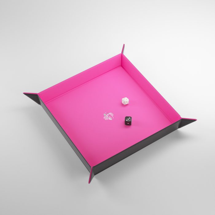 MAGNETIC DICE TRAY - SQUARE - Pink