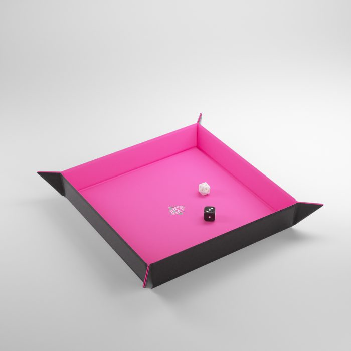 MAGNETIC DICE TRAY - SQUARE - Pink