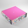 MAGNETIC DICE TRAY - SQUARE - Pink