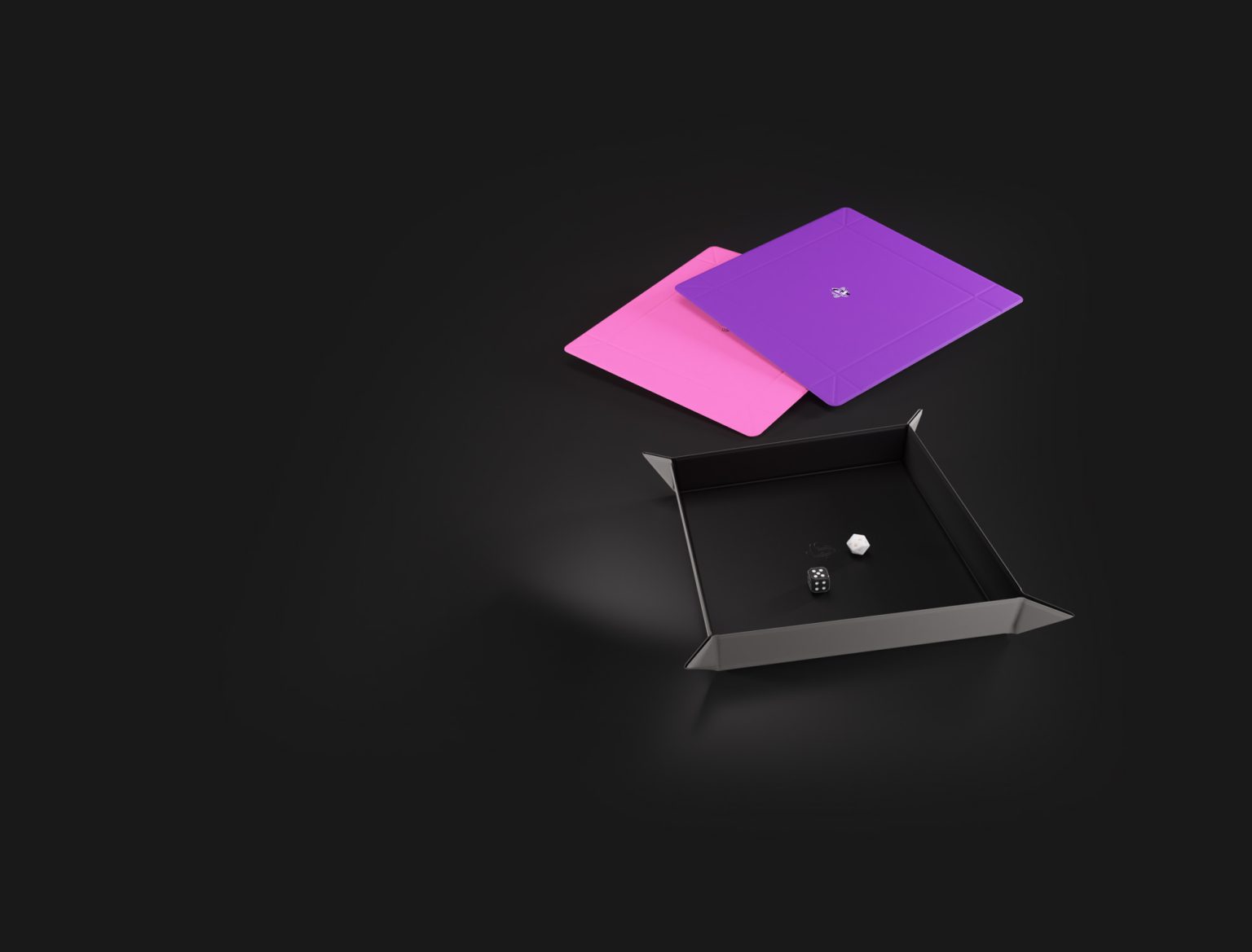 MAGNETIC DICE TRAY - SQUARE