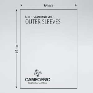 OUTER SLEEVES MATTE STANDARD SIZE