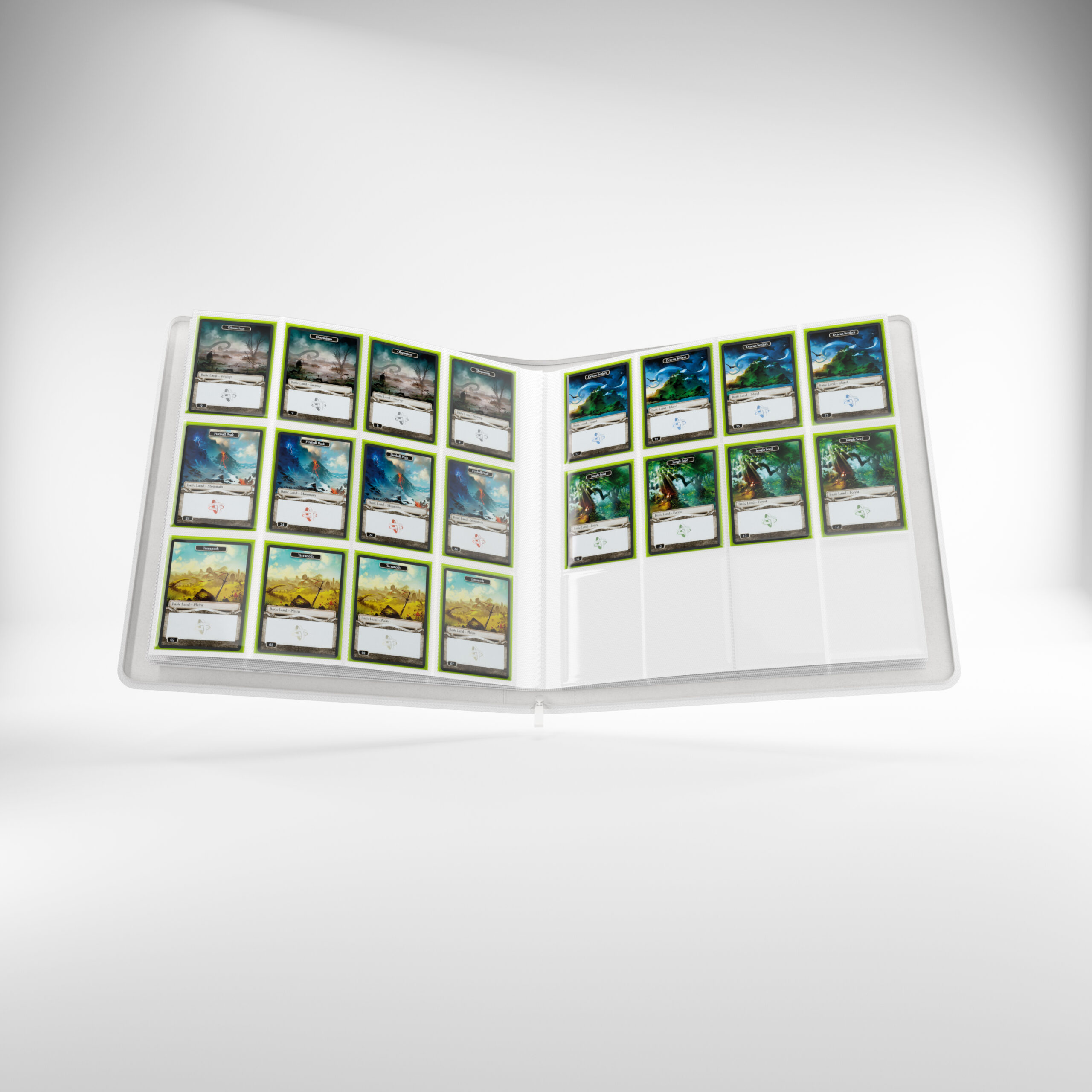 ZIP-UP ALBUM 24-POCKET - White