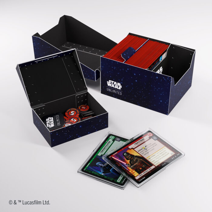 TWIN SUNS SOFT CRATE - Card Back Blue