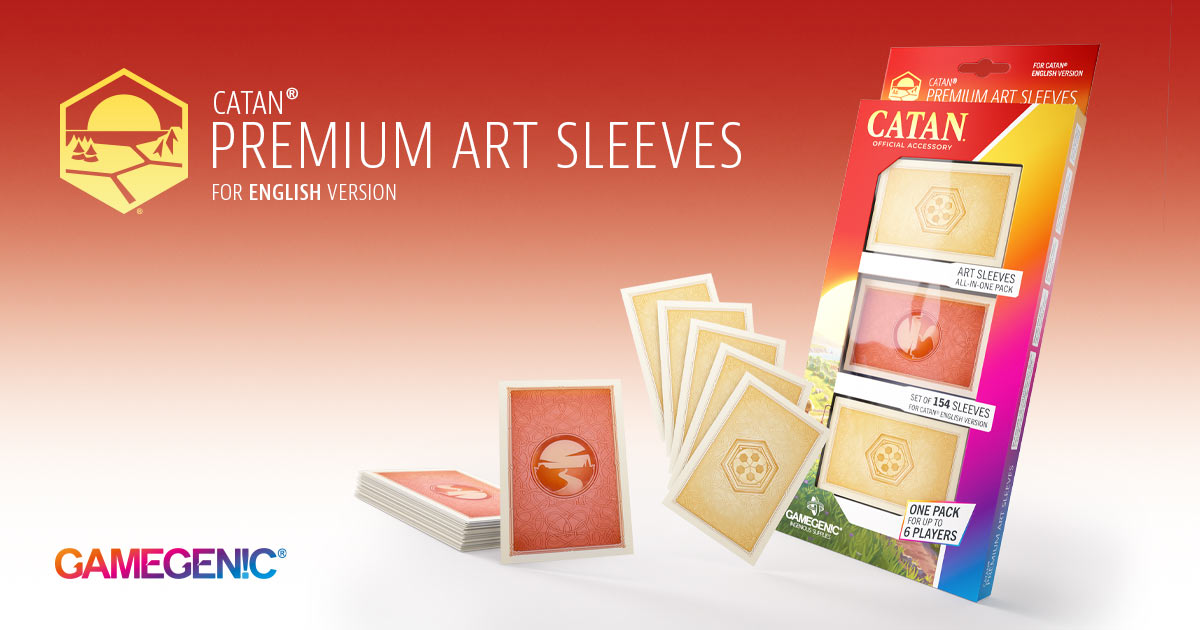 CATAN®PREMIUM ART SLEEVES - Gamegenic