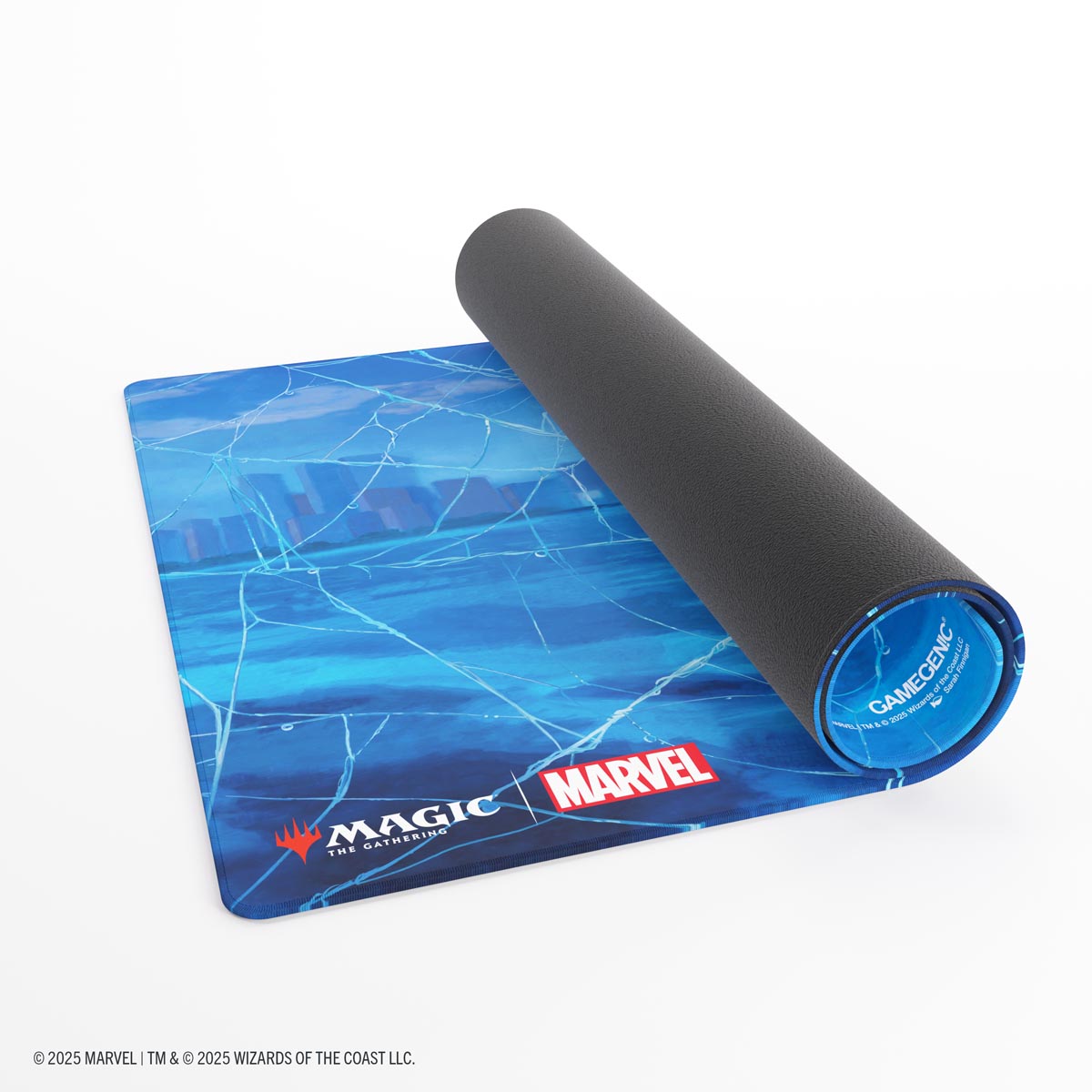 Magic: The Gathering - Marvel's Spider-Man Shiny Playmat - Spider-Man Island
