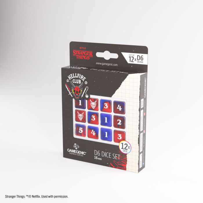 HELLFIRE CLUBD6 DICE SET 16 mm - Gamegenic