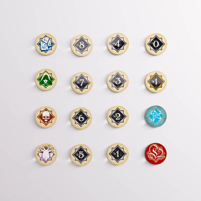 arkham horror card game tokens Business Card Holder – Brandedconcrete main image 0