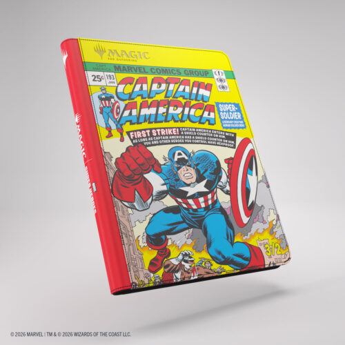 Magic: The Gathering - Marvel Super Heroes - ZipUp Album 18 Pocket - Captain America Black Panther