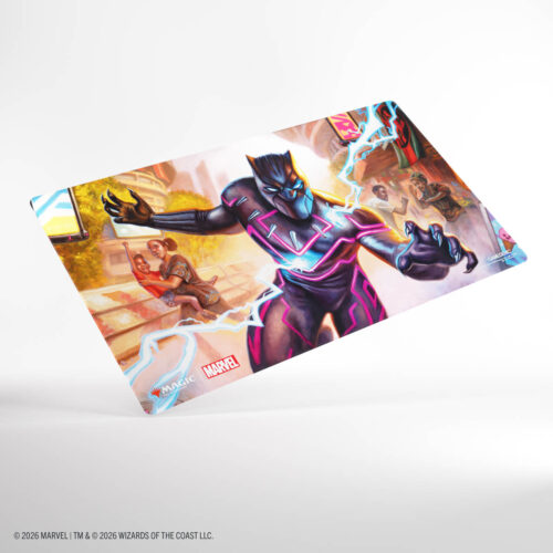 Magic: The Gathering - Marvel Super Heroes - Shiny Playmat - Striking Black Panther