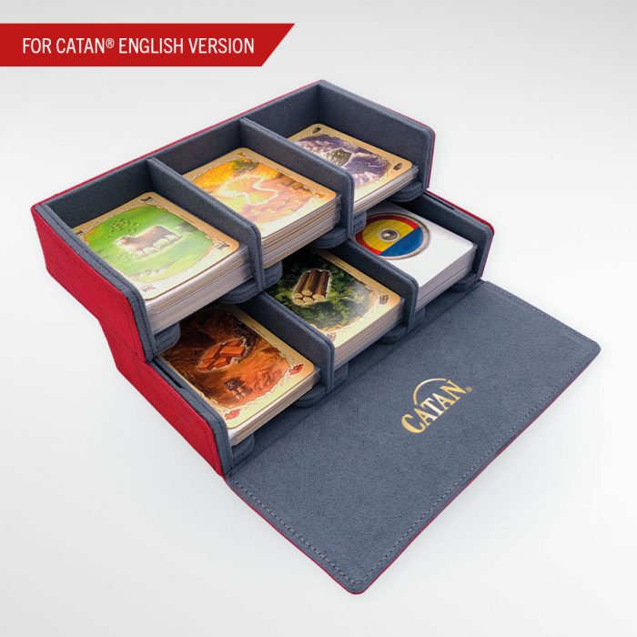 Gamegenic – Catan Trading Post: Organizzatore Per Carte Sviluppo E Materie Prime (fino A 6 Giocatori)