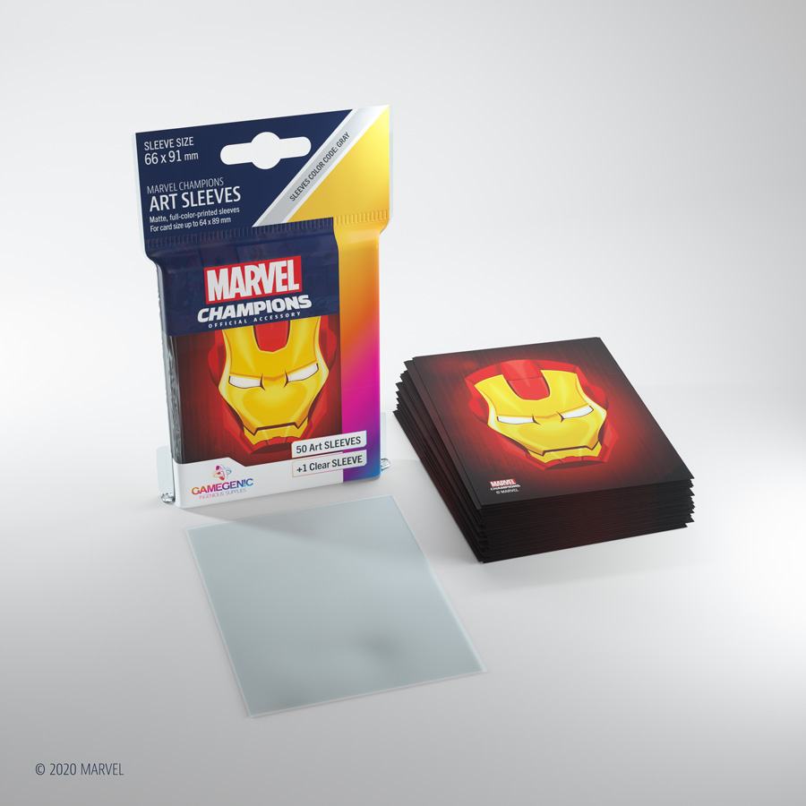 MARVEL Champions Art Sleeves - Iron Man MARVEL Champions Art Sleeves - Iron Man