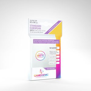 STANDARD EUROPEAN - MATTE BOARD GAME SLEEVES