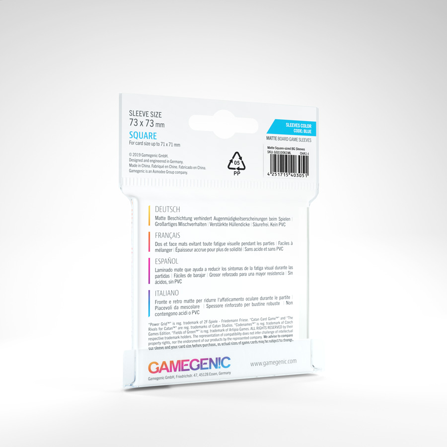 SQUARE - MATTE BOARD GAME SLEEVES