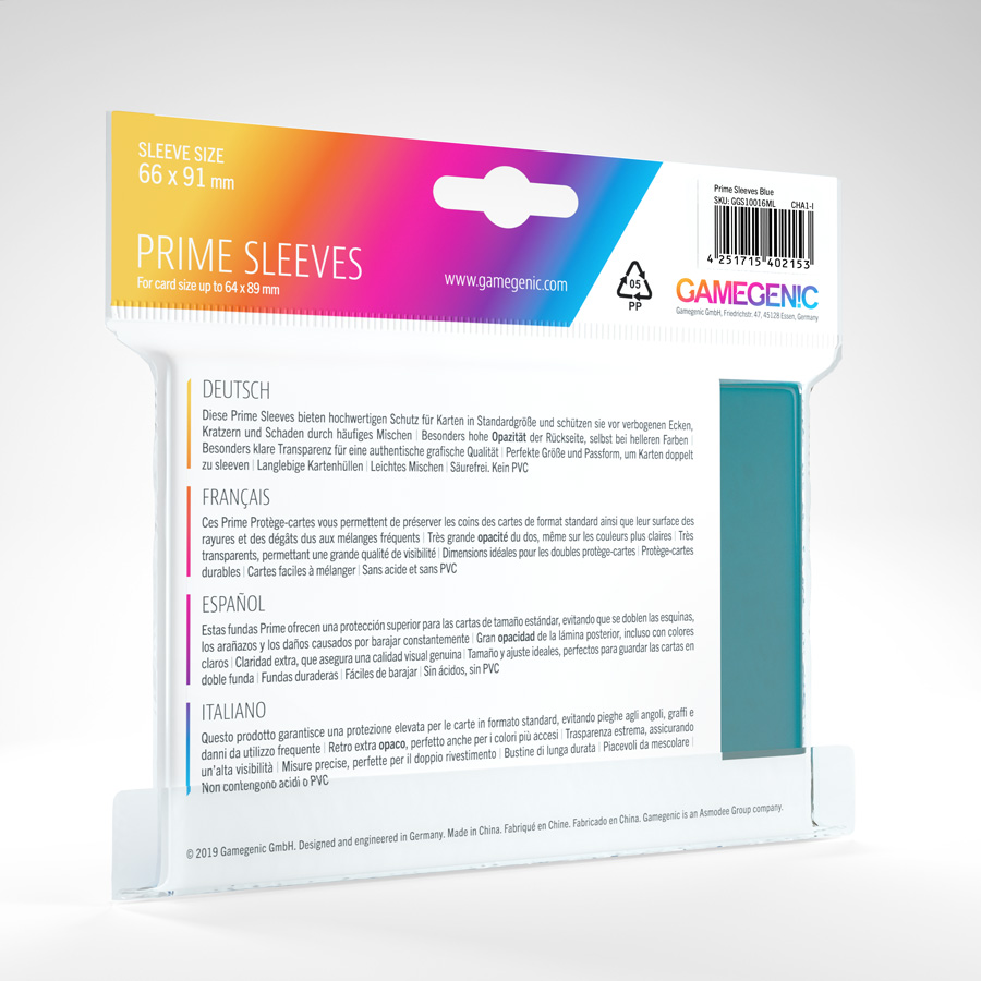 PRIME SLEEVES - Blue PRIME SLEEVES - Blue