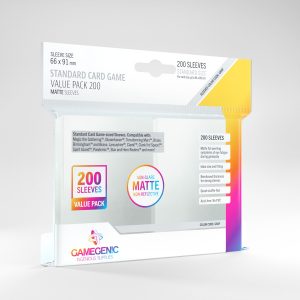 STANDARD CARD GAME - VALUE PACK 200 - MATTE SLEEVES