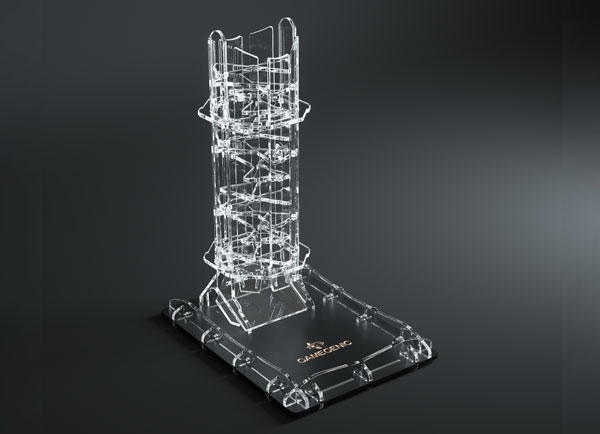 CRYSTAL TWISTER PREMIUM DICE TOWER